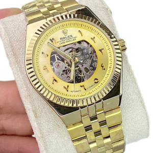 Rolex Full-Gold Automatic Skeleton Watch
