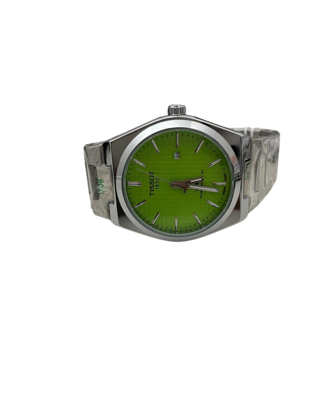 Tissot PRX Green Textured Dial – Stainless Steel Edition - Image 2
