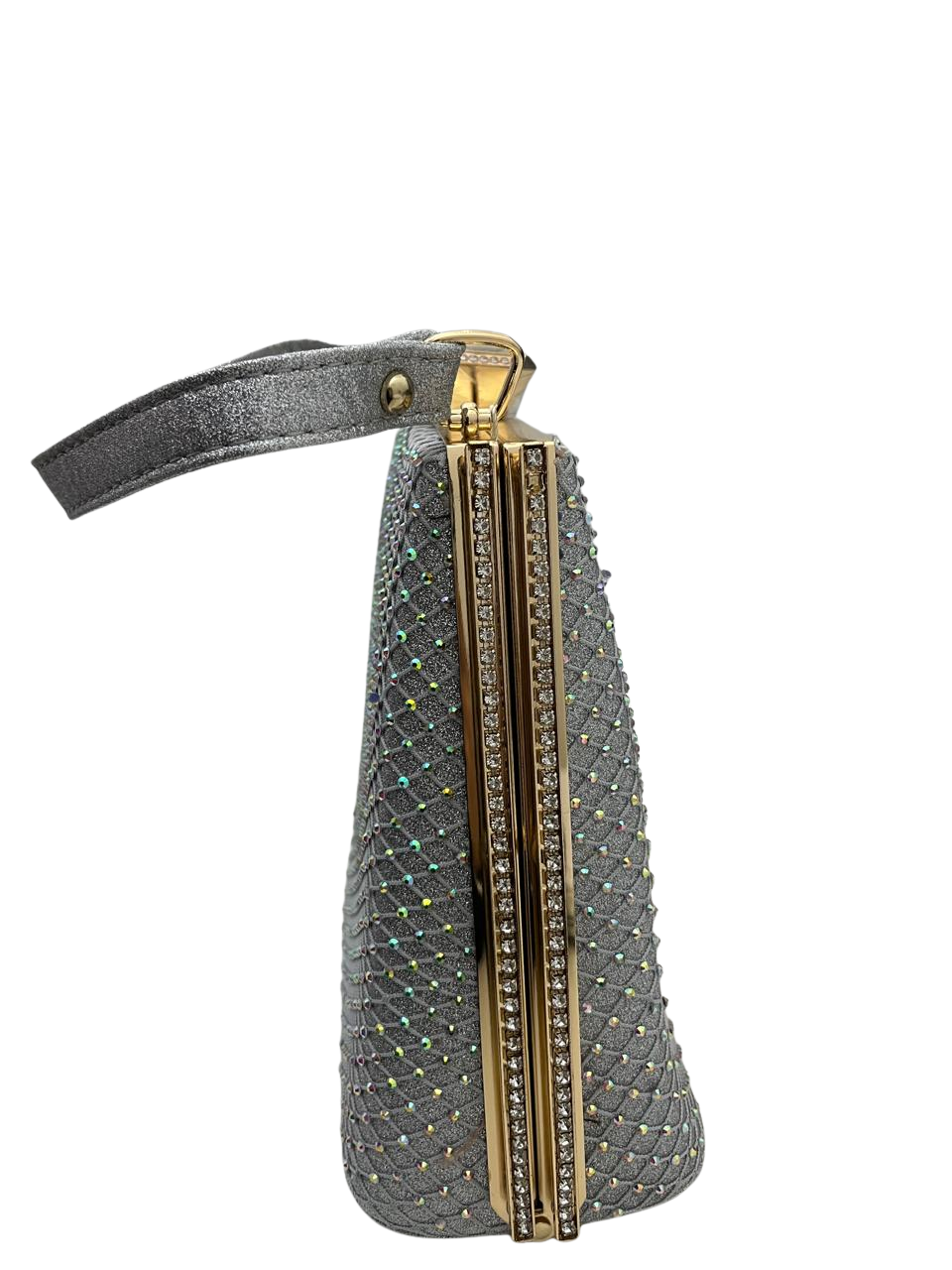 Designer Shimmer Diamond Handbag - Image 3