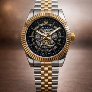 Rolex premium luxury-inspired automatic wrist watch